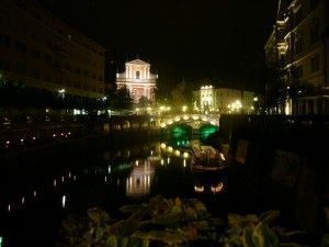 Ljubljana de noche Ljubljana de noche