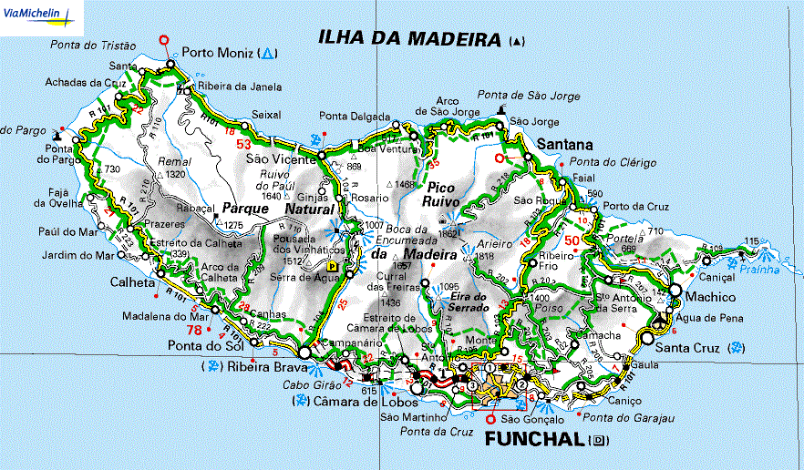 Mapa de Madeira