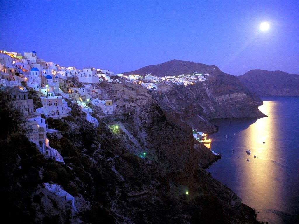 Atardecer en Santorini