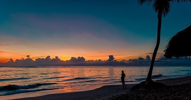Puesta de sol en República Dominicana