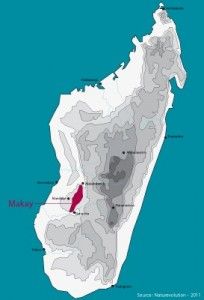 mapa Makay