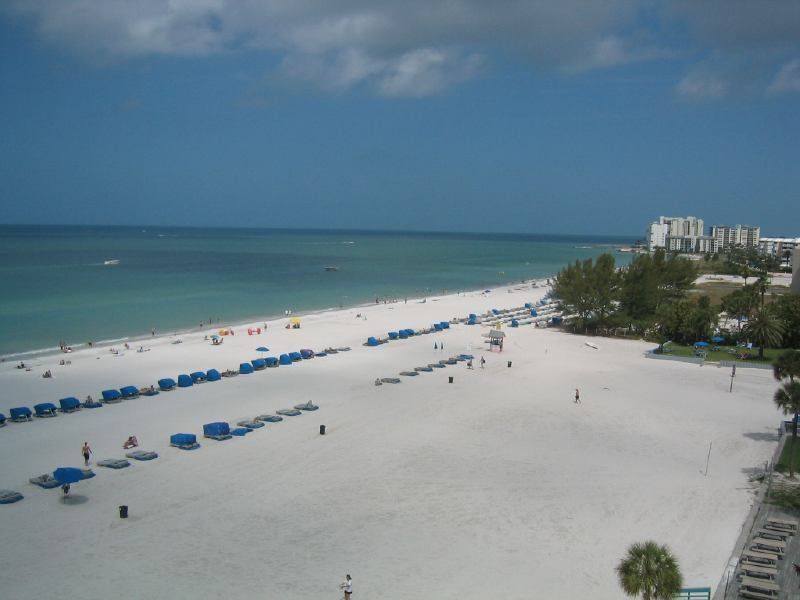 La playa de Saint Pete Beach en Florida