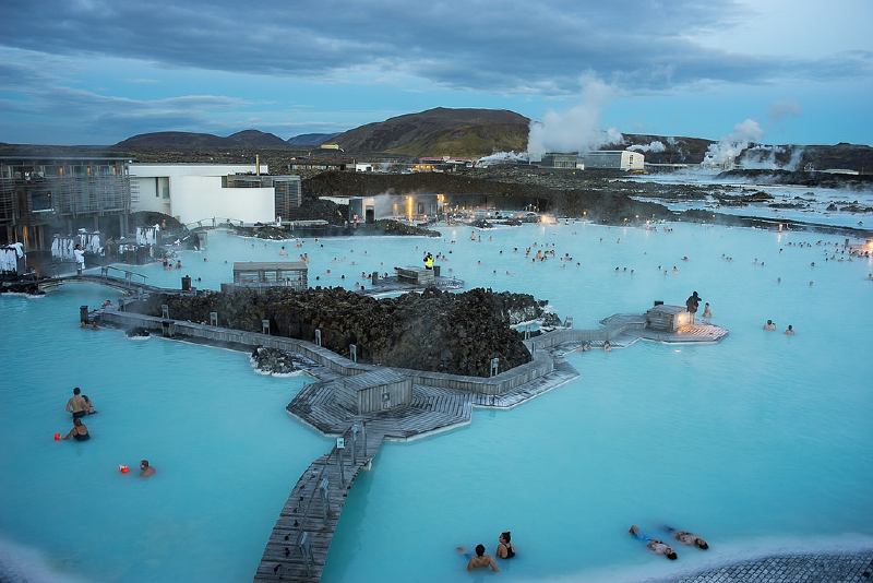 La laguna azul en Islandia