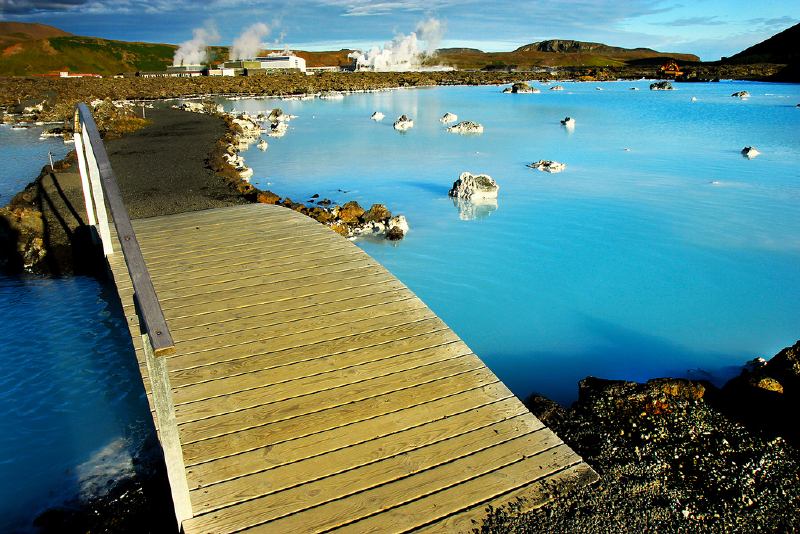 La laguna azul en Islandia