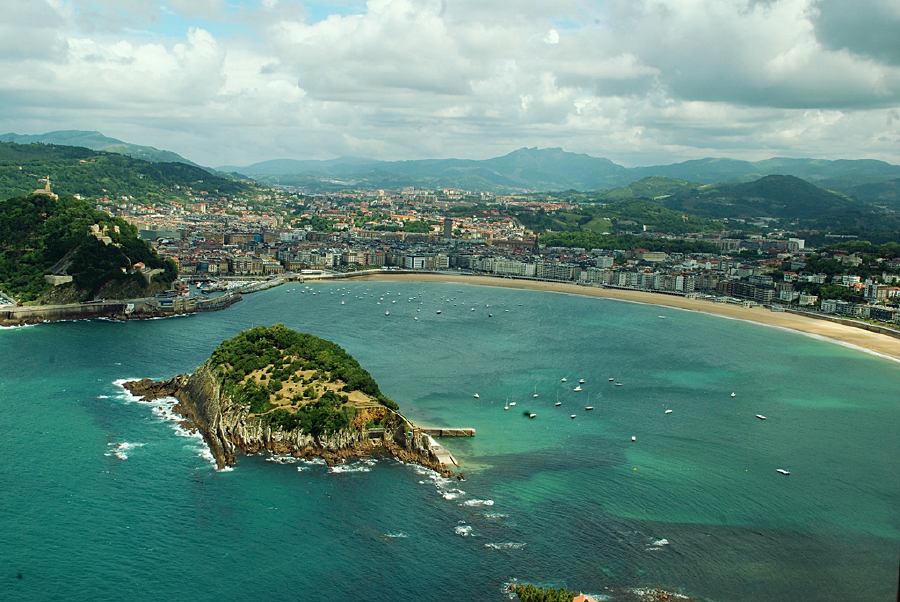 Playa de la Concha en San Sebastián