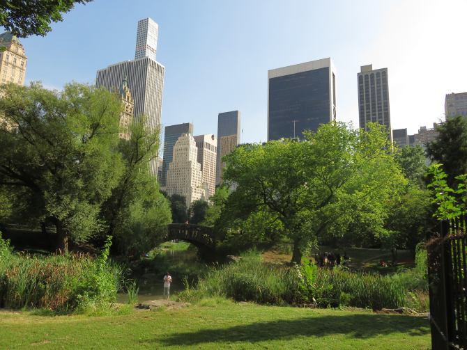 El puente de Gapstow en Central Park