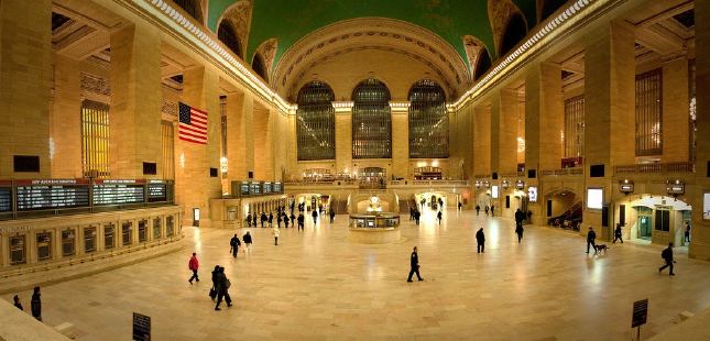 La estación de tren de Nueva York
