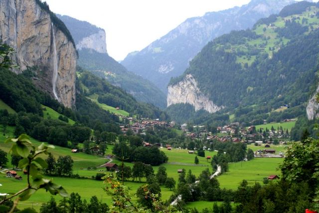 Staubbach Falls, Bernese Oberland (Suiza)