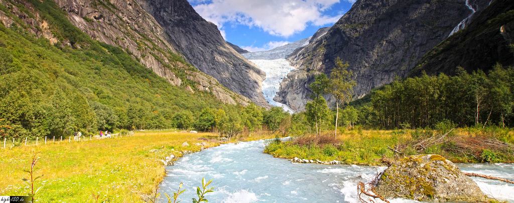 El glaciar Briksdal