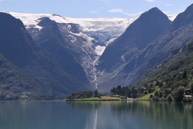 El glaciar Briksdal