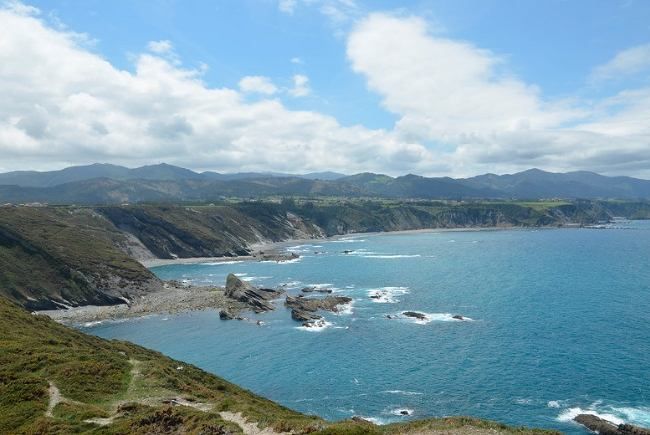 Impresionate línea costera de Asturias