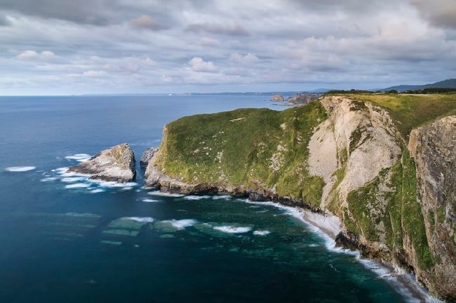 Impresionate línea costera de Asturias
