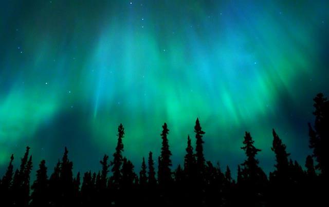 aurora boreal en Suecia