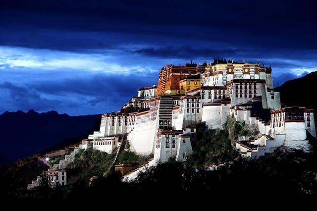 El Potala o templo de Lhasa en el Tíbet