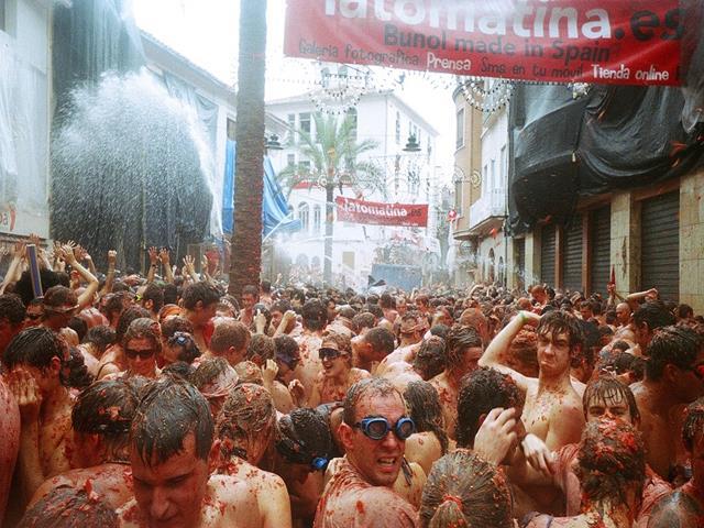 La fiesta de la tomatina