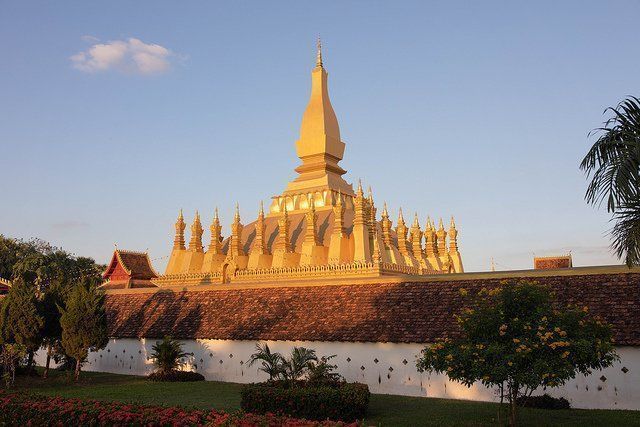 At Pha That Luang (Laos)