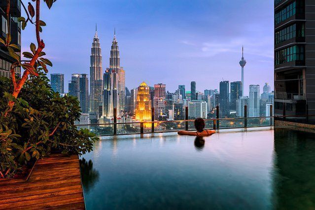 Piscina Infinita Kuala Lumpur, Malasia