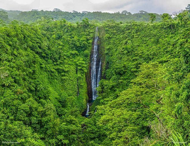 Catarata Papapapaita Upol isla de Samoa