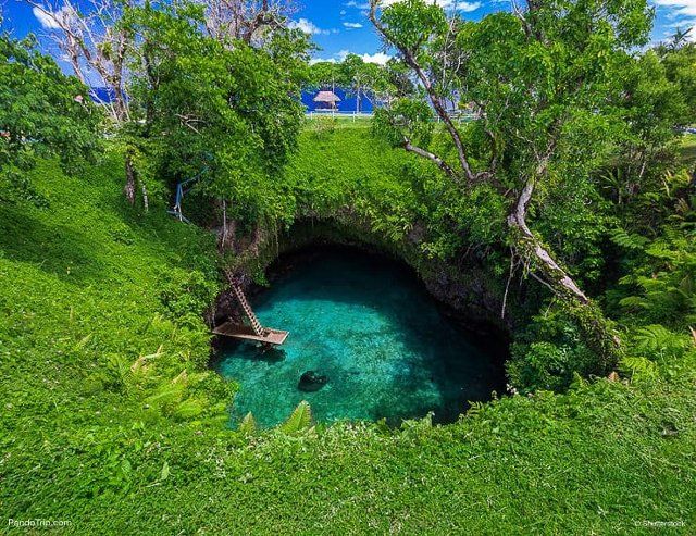 To Sua Oceano Trench Upolu isla Samoa