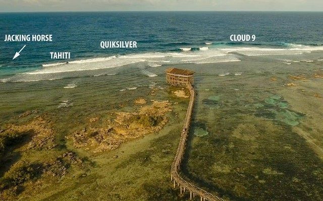 Punto escenico Cloud Nine surf Siargao Filipinas