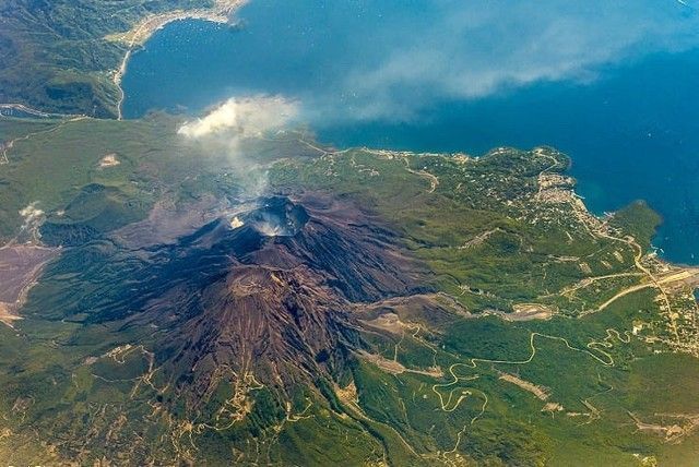 Sakurajima, Kyushu, Japón