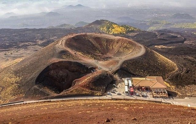 Volcán Etna en Italia