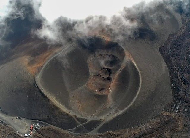 Volcán Etna en Italia