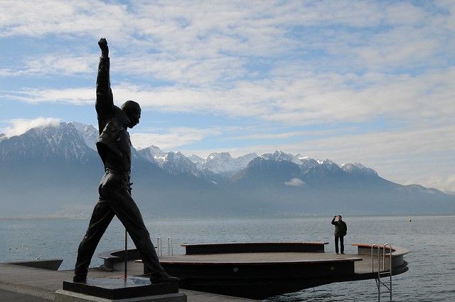Estatua de Freddy Mercury (Montreux, Suiza)