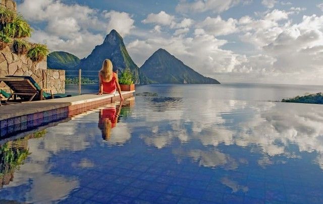 Jade Mountain, Santa Lucía