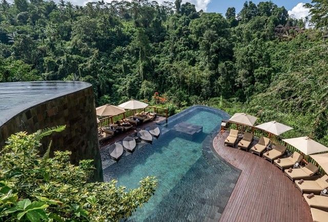 Jardines colgantes de Ubud, Bali, Indonesia