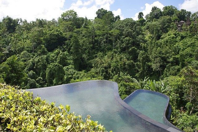 Jardines colgantes de Ubud, Bali, Indonesia