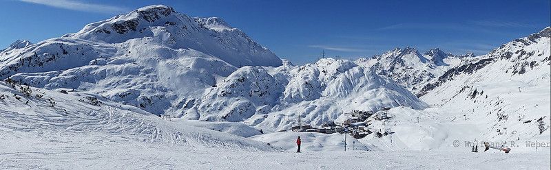 Esquiando en St. Christoph (Suiza)