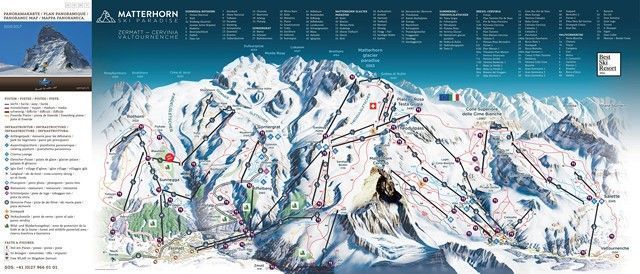 Mapa de Zermatt