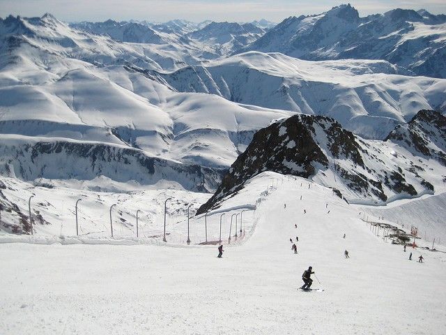 Esquiando en Alpe d’Huez (Francia)