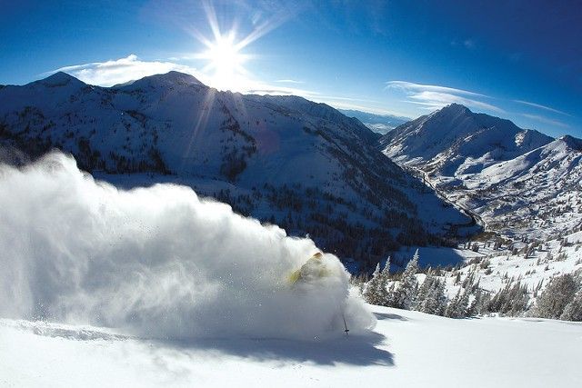 Esquiando en Alta (Utah)