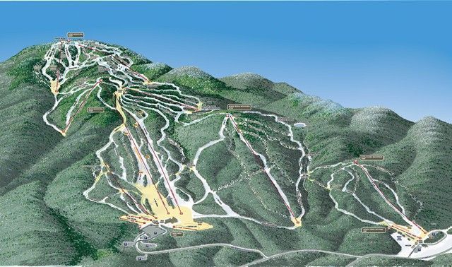 Gore Mountain Mapa de pistas