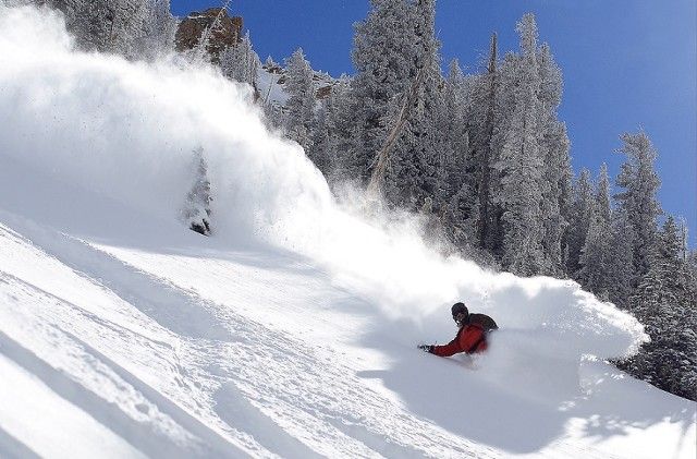 Esquiando en Powder Mountain (Utah)