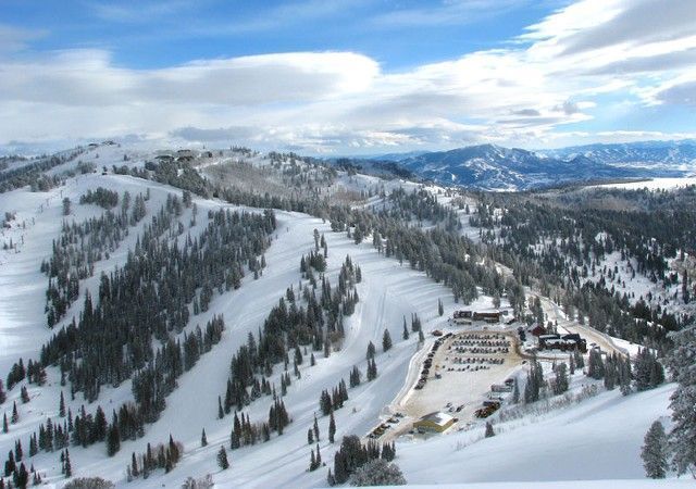 Esquiando en Powder Mountain (Utah)