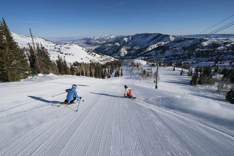 Esquiando en Powder Mountain (Utah)