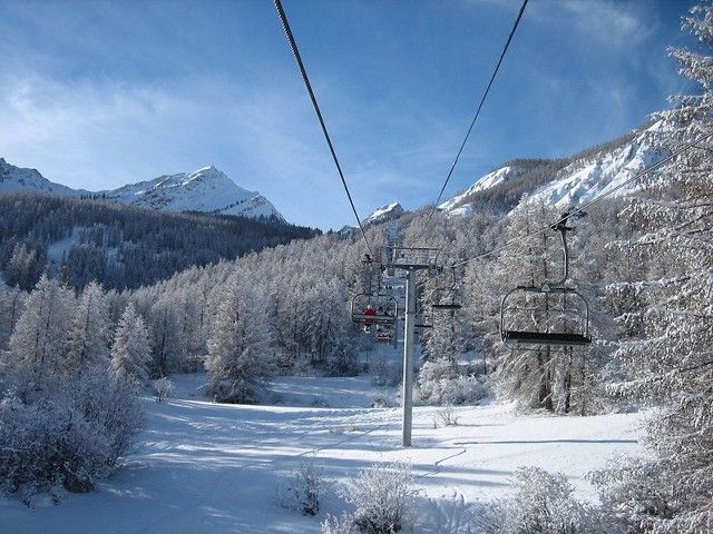 Esquiando en Serre Chevalier