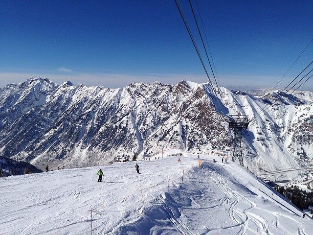Esquiando en Snowbird (Utah)