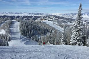 Esquiando en Steamboat (Colorado)