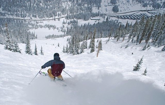 Esquiando en Arapahoe Basin