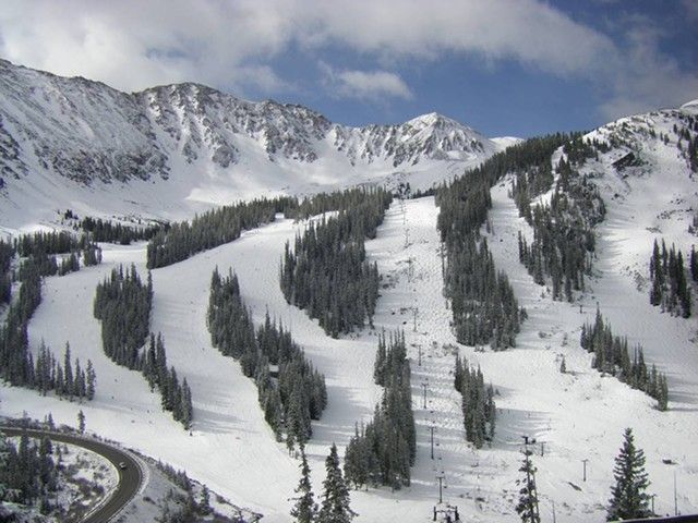 Esquiando en Arapahoe Basin