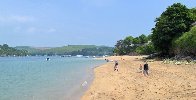 Playas de East Portlemouth, Devon, Inglaterra