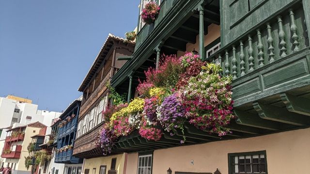 Balcones en Santa Cruz de La Palma