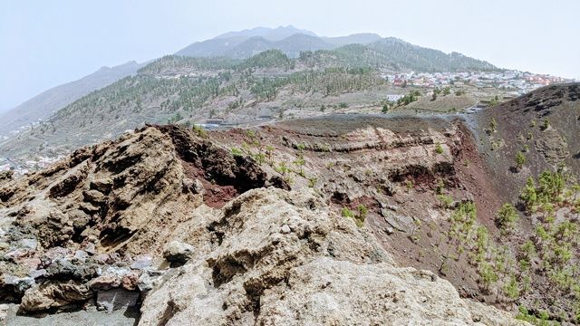Cráter del Volcán de San Antonio (Canarias)