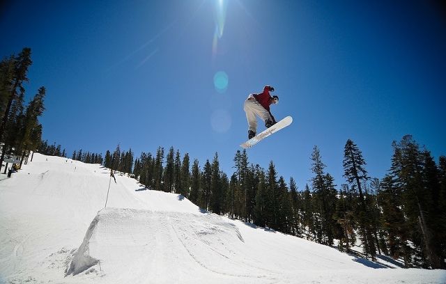 Esquiando en Northstar (California)