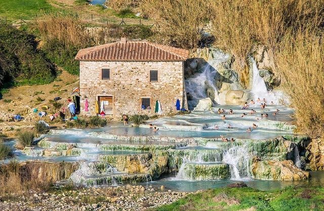 Cascada del Mulino, Saturnia