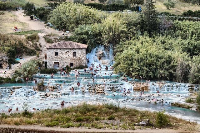 Cascada del Mulino, Saturnia